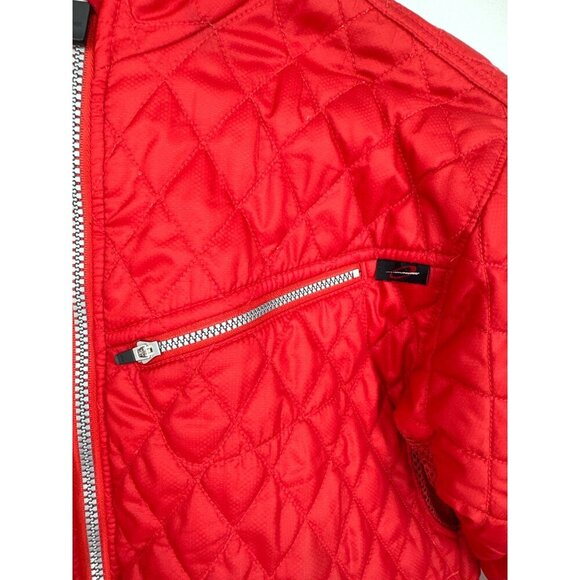 OBERMEYER  Women's Red Quilted Puffer Ski/Snow Jacket Fully Lined Size 8 - Picture 4 of 12